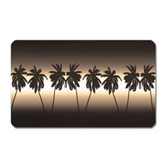 Tropical Sunset Magnet (rectangular) by Valentinaart