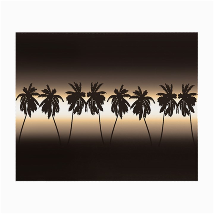 Tropical sunset Small Glasses Cloth (2-Side)