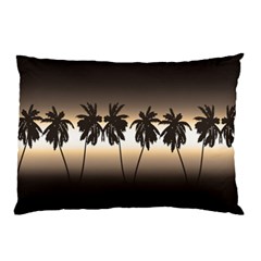 Tropical Sunset Pillow Case by Valentinaart