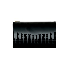 Chess Pieces Cosmetic Bag (small)  by Valentinaart