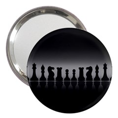 Chess Pieces 3  Handbag Mirrors by Valentinaart