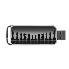 Chess Pieces Portable Usb Flash (two Sides) by Valentinaart