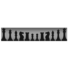 Chess Pieces Flano Scarf (small) by Valentinaart