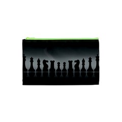 Chess Pieces Cosmetic Bag (xs) by Valentinaart