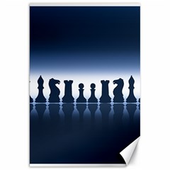 Chess Pieces Canvas 20  X 30   by Valentinaart