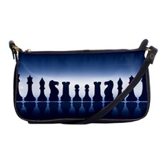 Chess Pieces Shoulder Clutch Bags by Valentinaart