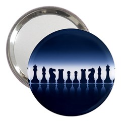 Chess Pieces 3  Handbag Mirrors by Valentinaart