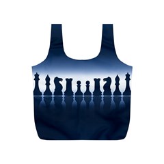 Chess Pieces Full Print Recycle Bags (s)  by Valentinaart