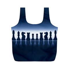 Chess Pieces Full Print Recycle Bags (m)  by Valentinaart