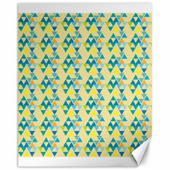 Colorful Triangle Pattern Canvas 16  X 20  