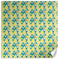 Colorful Triangle Pattern Canvas 20  X 20  