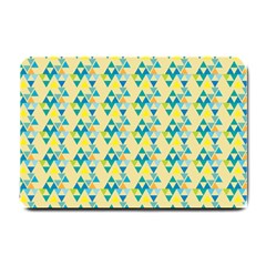 Colorful Triangle Pattern Small Doormat  by berwies