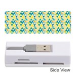 colorful triangle pattern Memory Card Reader (Stick)  Front