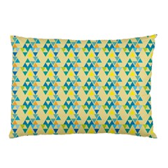 Colorful Triangle Pattern Pillow Case (two Sides) by berwies