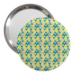 Colorful Triangle Pattern 3  Handbag Mirrors by berwies