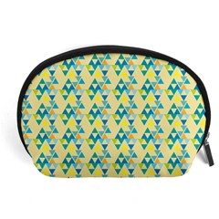 Colorful Triangle Pattern Accessory Pouches (large)  by berwies