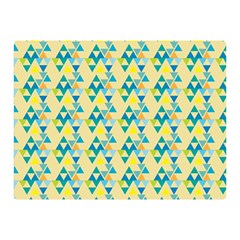 Colorful Triangle Pattern Double Sided Flano Blanket (mini)  by berwies