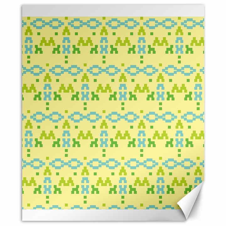 simple tribal pattern Canvas 8  x 10 