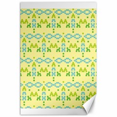 Simple Tribal Pattern Canvas 20  X 30   by berwies