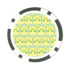 Simple Tribal Pattern Poker Chip Card Guard (10 Pack) by berwies