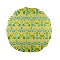 Simple Tribal Pattern Standard 15  Premium Round Cushions by berwies