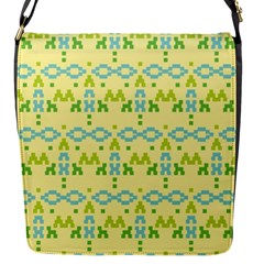 Simple Tribal Pattern Flap Messenger Bag (s) by berwies