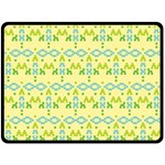 simple tribal pattern Double Sided Fleece Blanket (Large)  80 x60  Blanket Front