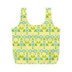 Simple Tribal Pattern Full Print Recycle Bags (m)  by berwies