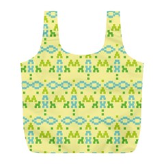 Simple Tribal Pattern Full Print Recycle Bags (l)  by berwies