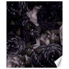 Dark Purple Roses Canvas 8  X 10  by LovelyDesigns4U