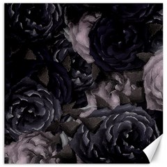 Dark Purple Roses Canvas 16  X 16   by LovelyDesigns4U