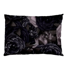 Dark Purple Roses Pillow Case (two Sides) by LovelyDesigns4U