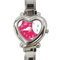 Hintergrund Tapete Texture Heart Italian Charm Watch by Nexatart