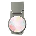 Watercolor Floral Money Clips (Round)  Front