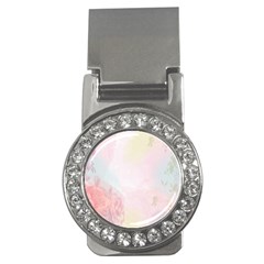 Watercolor Floral Money Clips (CZ) 