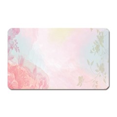 Watercolor Floral Magnet (Rectangular)