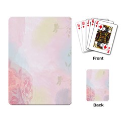 Watercolor Floral Playing Card