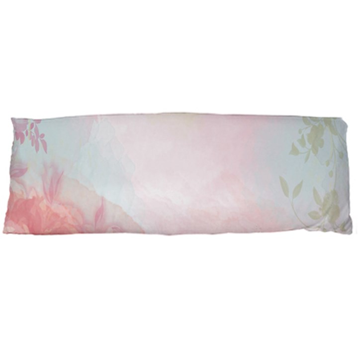 Watercolor Floral Body Pillow Case (Dakimakura)