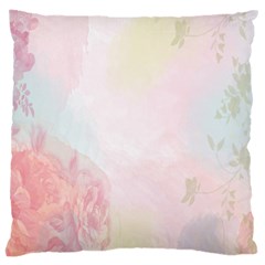 Watercolor Floral Large Cushion Case (One Side)