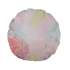 Watercolor Floral Standard 15  Premium Flano Round Cushions by Nexatart