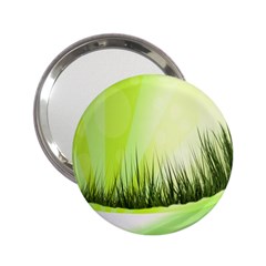 Green Background Wallpaper Texture 2 25  Handbag Mirrors by Nexatart