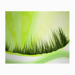 Green Background Wallpaper Texture Small Glasses Cloth (2-side) by Nexatart