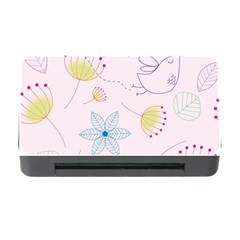 Pretty Summer Garden Floral Bird Pink Seamless Pattern Memory Card Reader With Cf by Nexatart