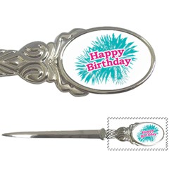 Happy Brithday Typographic Design Letter Openers by dflcprints