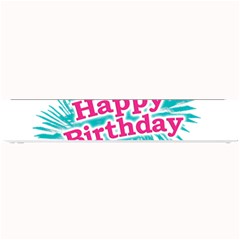 Happy Brithday Typographic Design Small Bar Mats by dflcprints