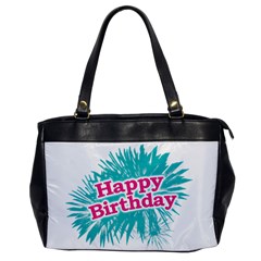 Happy Brithday Typographic Design Office Handbags