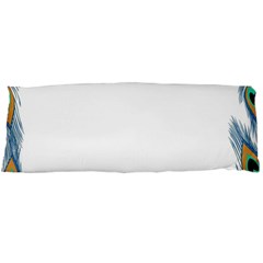 Beautiful Frame Made Up Of Blue Peacock Feathers Body Pillow Case (Dakimakura)