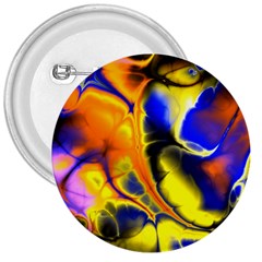 Fractal Art Pattern Cool 3  Buttons