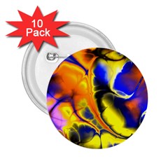 Fractal Art Pattern Cool 2.25  Buttons (10 pack) 