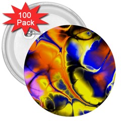 Fractal Art Pattern Cool 3  Buttons (100 pack) 